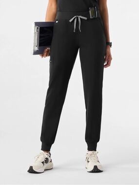 Figs Black Jogger S Scrub Bottoms